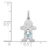 Birthstone Boy Charms