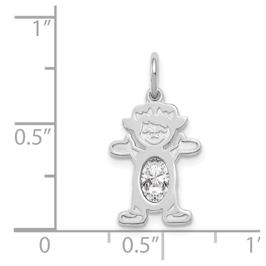 Birthstone Girl Charms