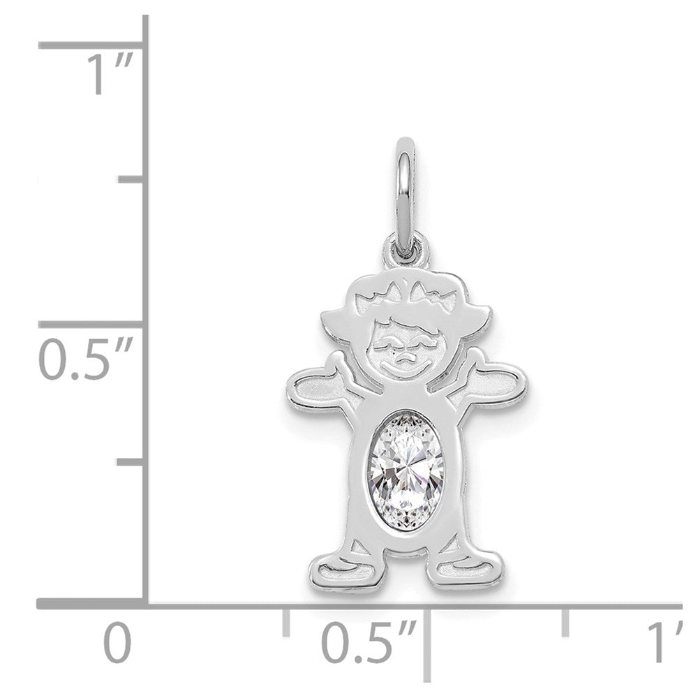 Birthstone Girl Charms