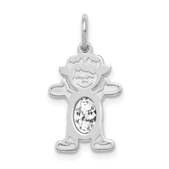 Birthstone Girl Charms