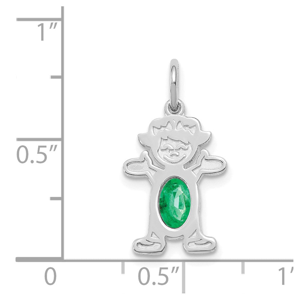 Birthstone Girl Charms