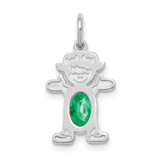 Birthstone Girl Charms