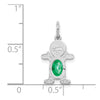 Birthstone Boy Charms