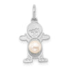 Birthstone Boy Charms