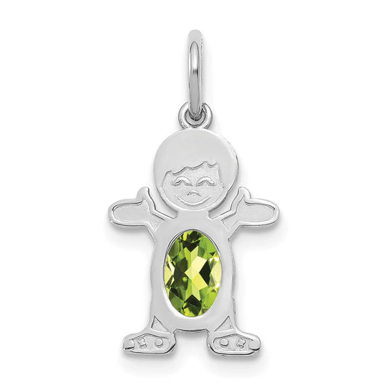 Birthstone Boy Charms