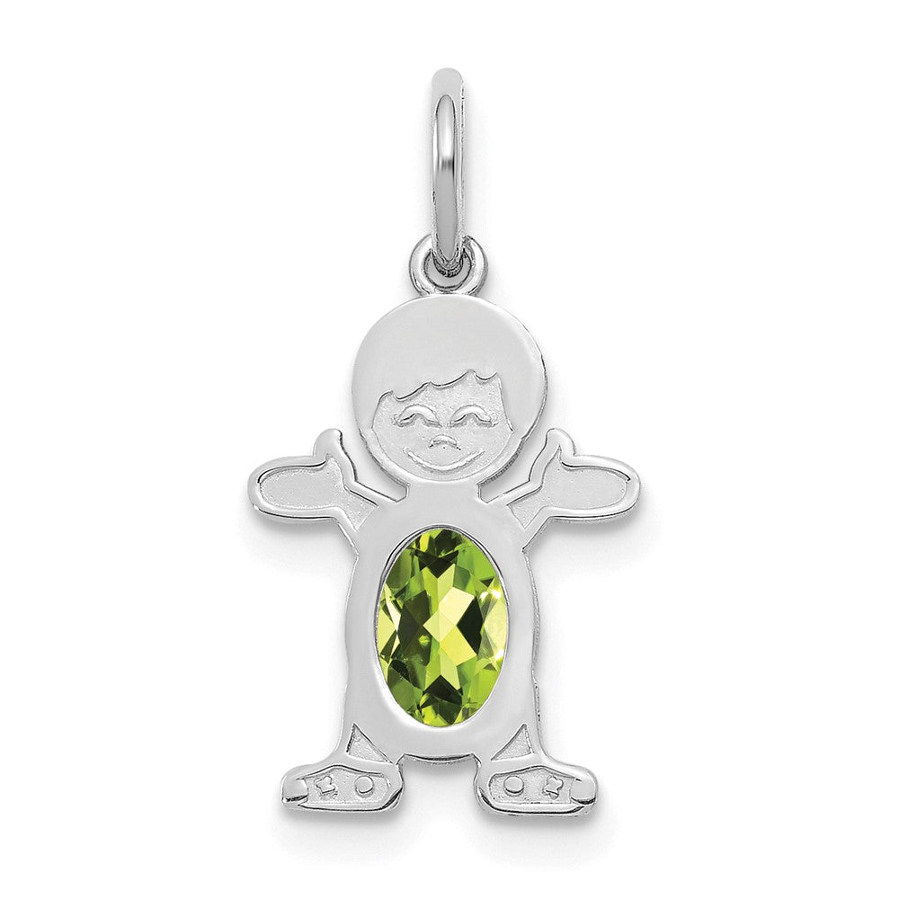 Birthstone Boy Charms