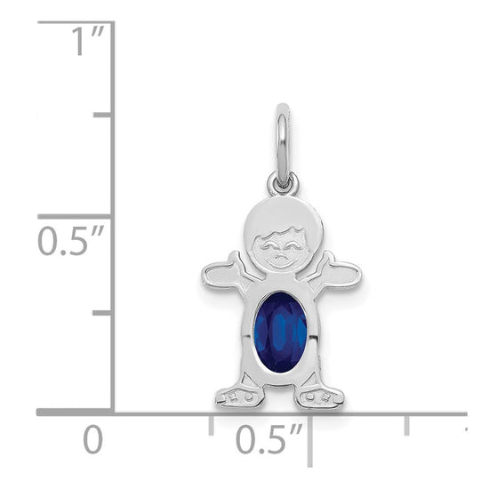 Birthstone Boy Charms