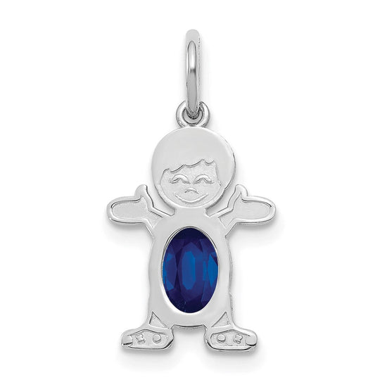 Birthstone Boy Charms
