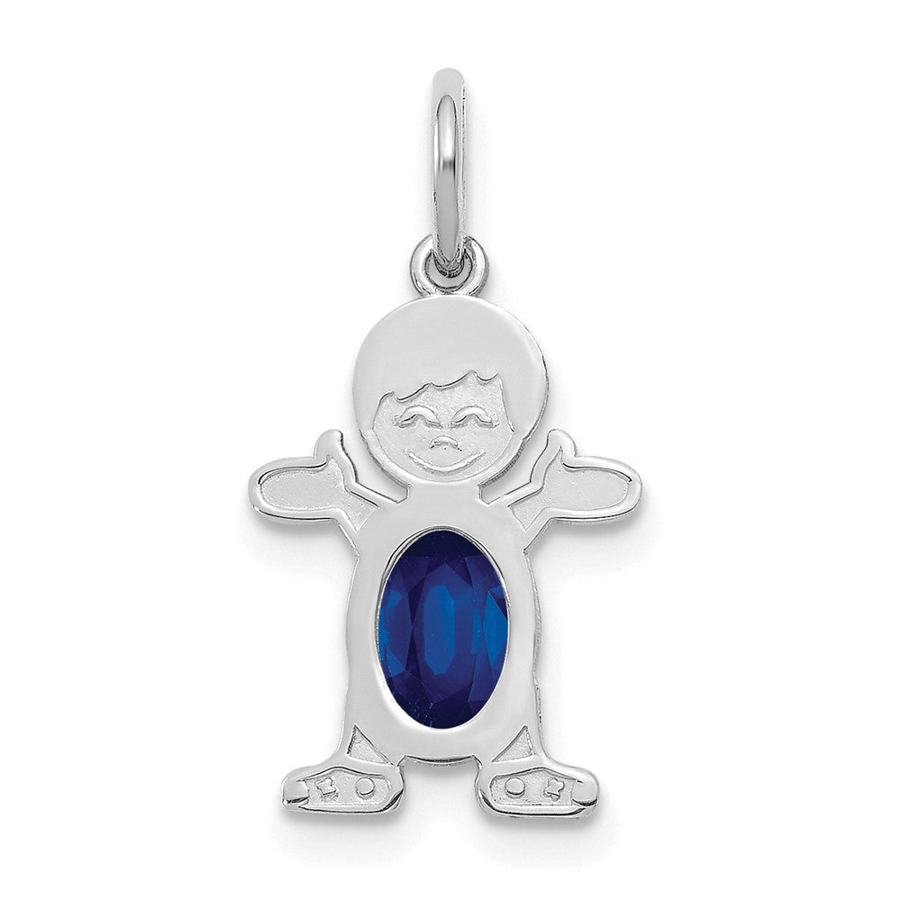 Birthstone Boy Charms
