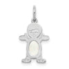 Birthstone Boy Charms