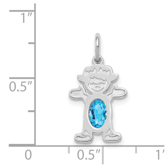 Birthstone Girl Charms