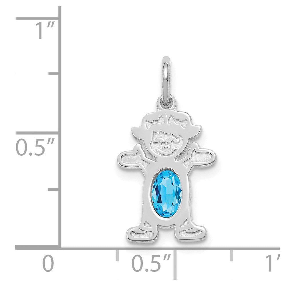 Birthstone Girl Charms