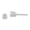 Gold CZ Stud Earrings