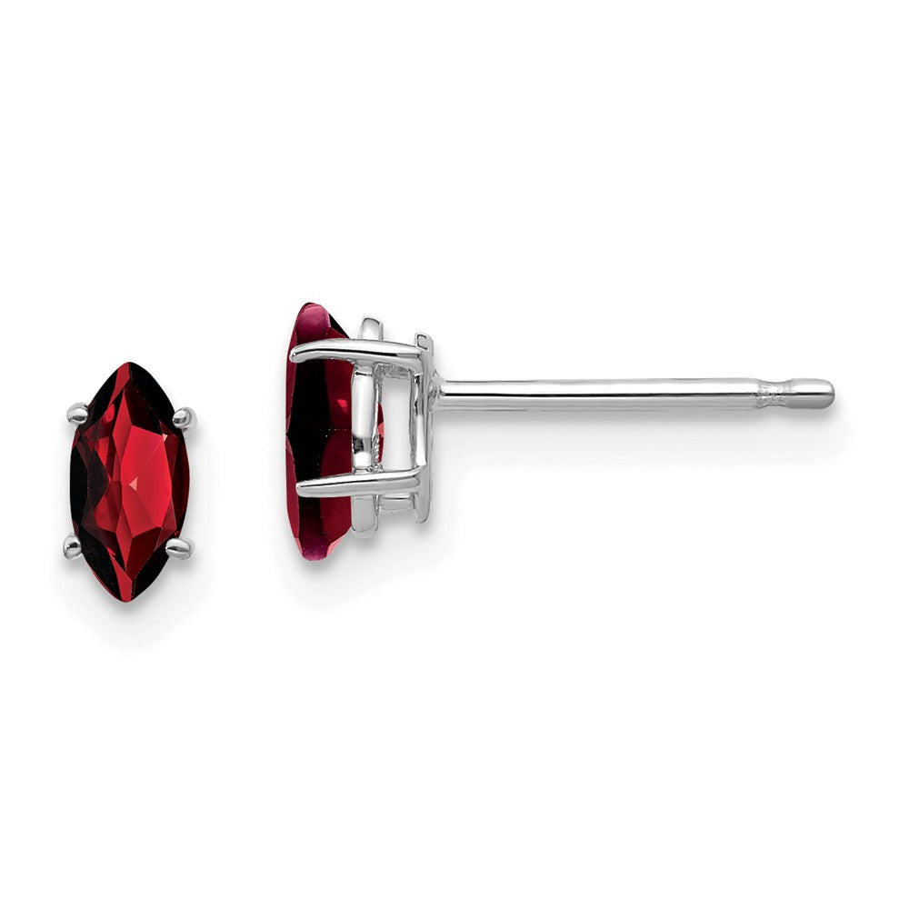 14k Marquise Gemstone earrings