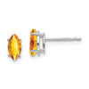 14k Marquise Gemstone earrings