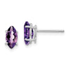 14k Marquise Gemstone earrings