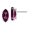 14k Marquise Gemstone earrings