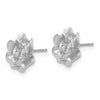 Diamond Flower Earrings