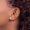 Diamond Flower Earrings