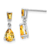 Gemstone Dangle Earrings
