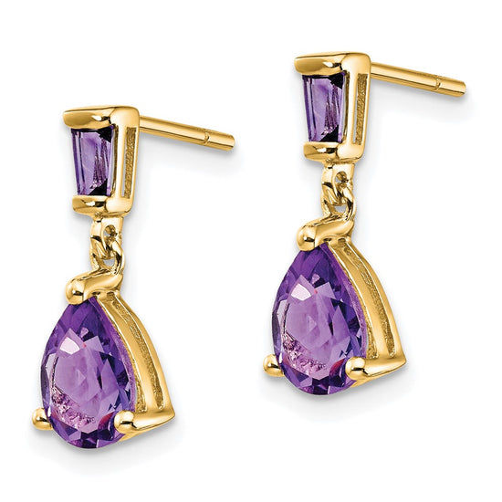 Gemstone Dangle Earrings