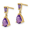 Gemstone Dangle Earrings