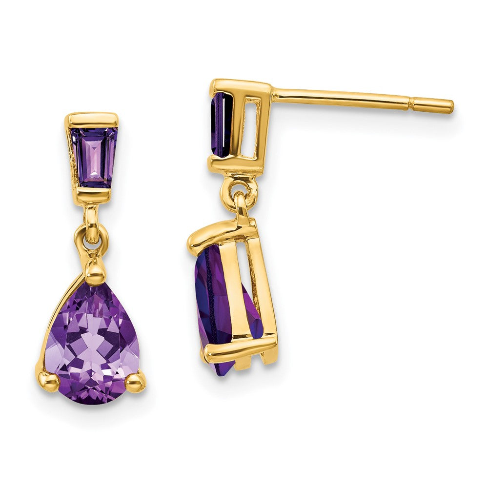Gemstone Dangle Earrings