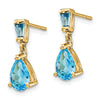 Gemstone Dangle Earrings