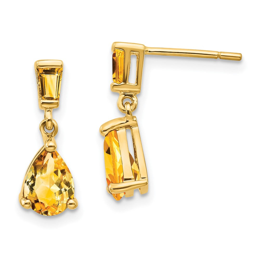 Gemstone Dangle Earrings