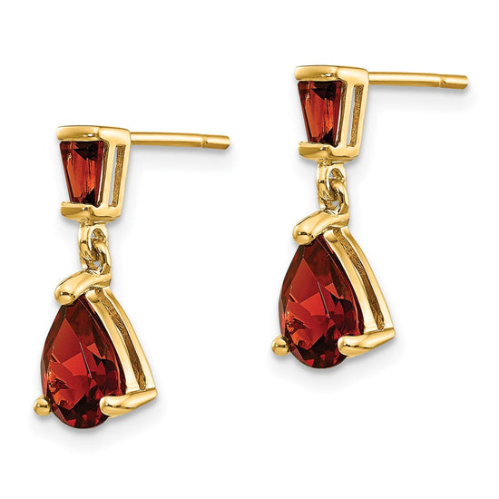 Gemstone Dangle Earrings