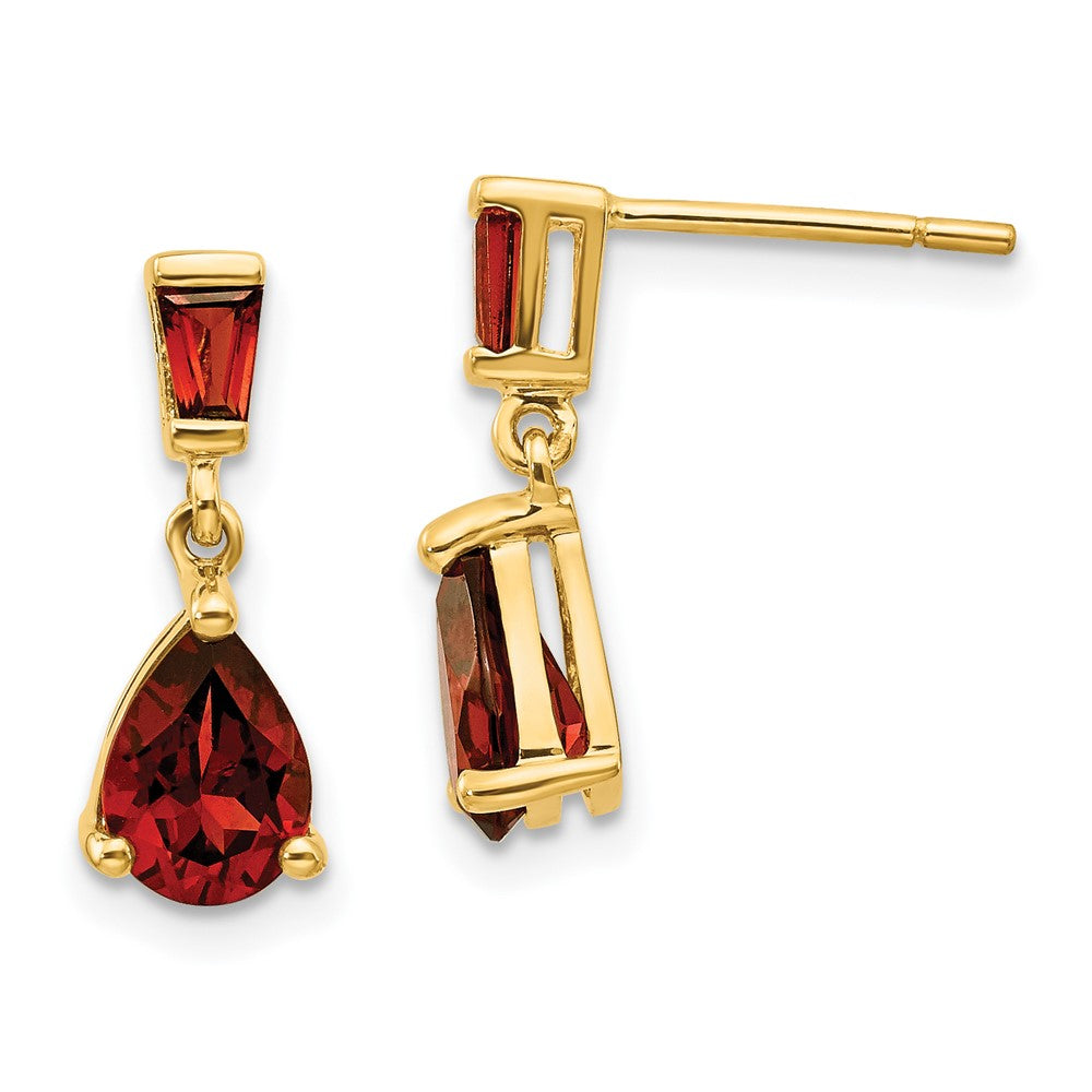 Gemstone Dangle Earrings