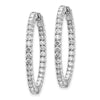 True Origin Lab Grown Diamond Round Hoops with Safety Clasps
