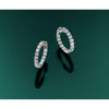 True Origin Lab Grown Diamond Round Hoops with Safety Clasps