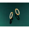 True Origin Lab Grown Diamond Round Hoops with Safety Clasps