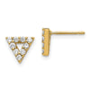 Diamond Open Triangle Earrings