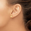 14k 8mm Triangle Post Earrings
