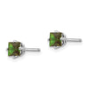14k Princess-Cut Post Earrings. -B Styles