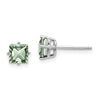 14k Princess Cut Earrings