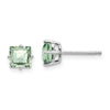 14k Princess Cut Earrings