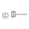 Gold CZ Stud Earrings