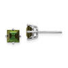 14k Princess-Cut Post Earrings. -B Styles