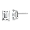 Gold CZ Stud Earrings