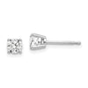 Gold CZ Stud Earrings