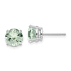 14k Round Gemstone Earrings