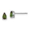 14k Pear Gemstone Earrings. -B Styles