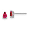 14k Pear Gemstone Earrings. -B Styles