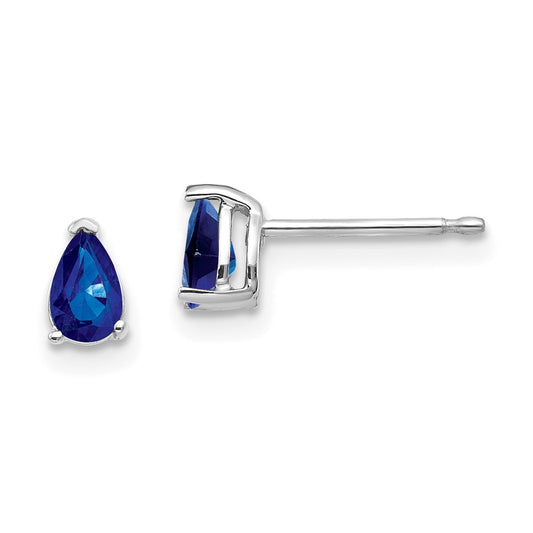 14k Pear Gemstone Earrings. -B Styles