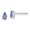 14k Pear Gemstone Earrings. -B Styles