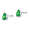 14k Pear Gemstone Earrings. -B Styles