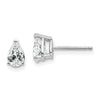 Gold CZ Stud Earrings